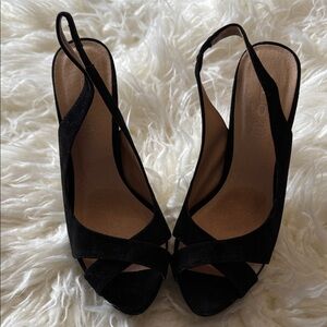 Aldo Elegant Black Women's Slingback Heels